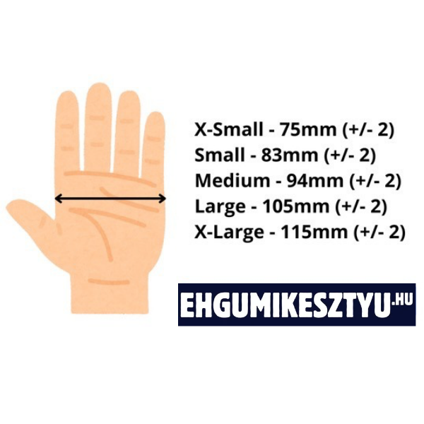 Rózsaszín nitril gumikesztyű (Guarder/Maxter - 100db)