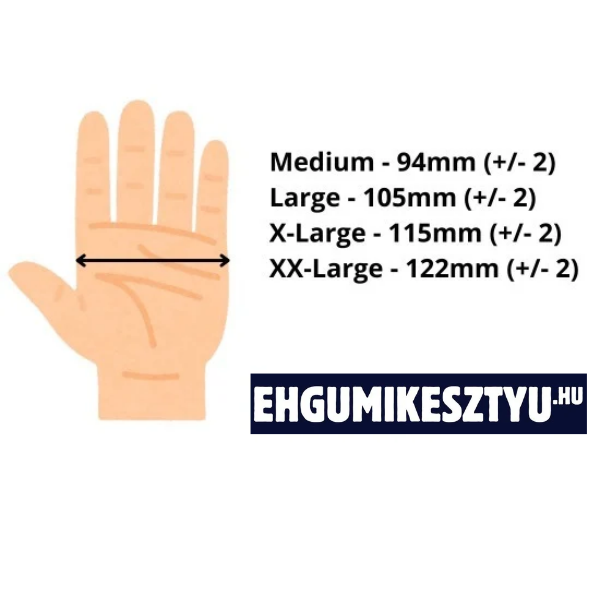Fekete (8,4g) nitril gumikesztyű (Guarder - 90/100db)