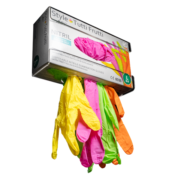 Tutti Frutti Style Nitril gumikesztyű (96db - 4 színben)